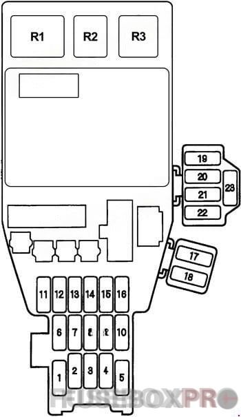 acura tl 1995 1998 passenger compartment