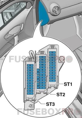 audi a1 audi s1 2010 2018 right hand drive fuse holder d sd