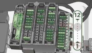 audi a5 2007 2012 luggage compartment fuse box