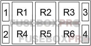 audi a8 and s8 1994 2002 passenger compartment relay box 4