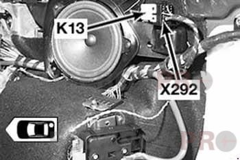 bmw 3 series e46 1998–2006 touring rh side of luggage compartment
