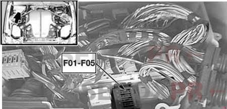 bmw 6 series e63 e64 2004 2010 engine compartment fuse box uhdhiks8