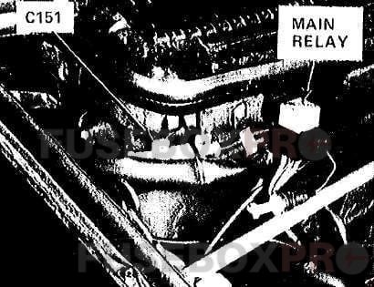 bmw 7 series from 1982 main relay