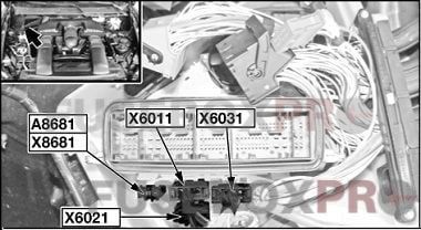 bmw x5 (e70) 2006 2013 engine compartment fuse holders 05123002