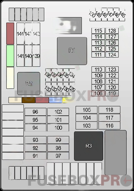 bmw x6 (e71 & e72) 2007 2014 luggage compartment fuse box